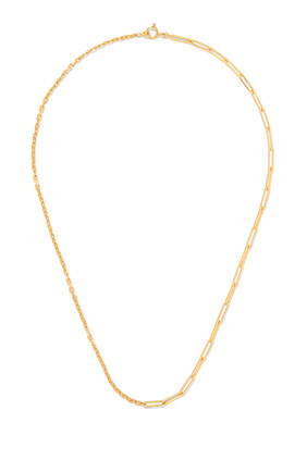 Solitaire Necklace, 18k Yellow Gold
